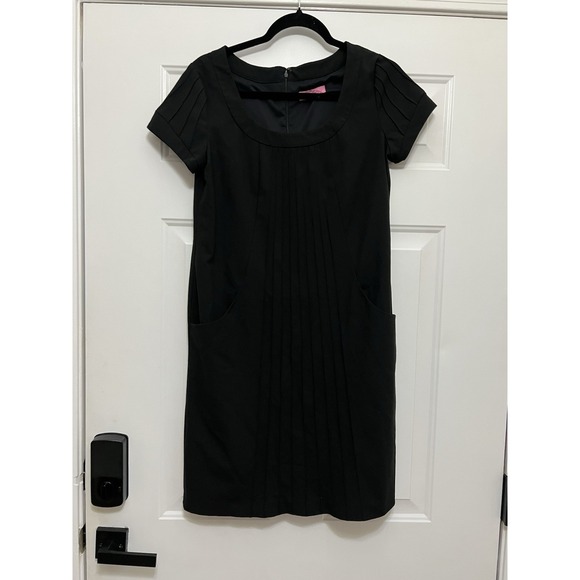 Eliza J Dresses & Skirts - Eliza J Sheath Dress Womens 4 Black Knee Length Career Evening Pockets Party